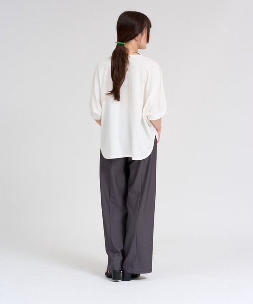 meeny miny(ミーニーマイニー)の「【旭山動物園応援商品】キタキツネ全身Tシャツ(Tシャツ/カットソー・レディース・ホワイト/ブラック・M-L/S-M)」の8枚目の写真