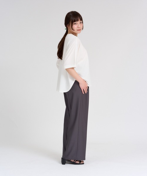 meeny miny(ミーニーマイニー)の「【旭山動物園応援商品】キタキツネ全身Tシャツ(Tシャツ/カットソー・レディース・ホワイト/ブラック・M-L/S-M)」の9枚目の写真
