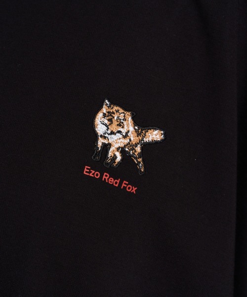 meeny miny(ミーニーマイニー)の「【旭山動物園応援商品】キタキツネ全身Tシャツ(Tシャツ/カットソー・レディース・ホワイト/ブラック・M-L/S-M)」の14枚目の写真