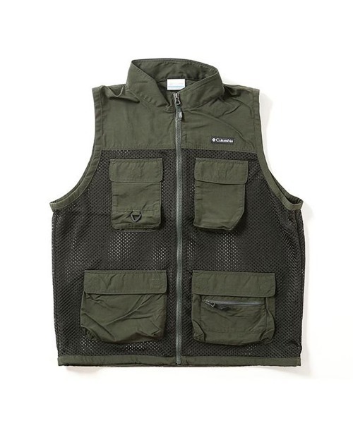 Columbia(コロンビア)の「Columbia 【コロンビア】- ベスト【SUGAR BROOK VEST GREENSCAPE PM0831-366】(ベスト・メンズ・グリーン・XL/L/M)」の1枚目の写真