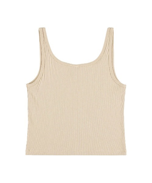 ALEXIA STAM(アリシアスタン)の「Embroidered Logo Ribbed Tank Top /ロゴ刺繍タンクトップ(Tシャツ/カットソー・レディース・ベージュ/カーキ/パープル/ピンク・M/S)」の21枚目の写真