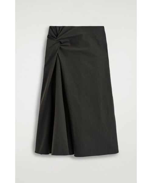 COS(コス)の「ツイストディテール ジャージーミディスカート(スカート・レディース・ダークグリーン・XS/S/M/L/XL)」の5枚目の写真