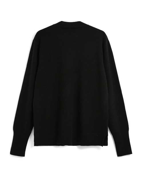TAION(タイオン)の「【TAION(タイオン)】〈メンズ〉シティ クルーネック カシミヤセーター(ニット/セーター・メンズ・チャコールグレー/ブラック・M/L/S/XL)」の3枚目の写真