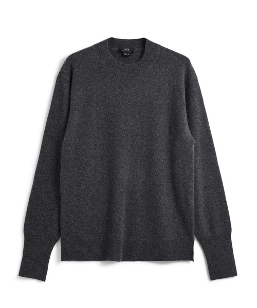 TAION(タイオン)の「【TAION(タイオン)】〈メンズ〉シティ クルーネック カシミヤセーター(ニット/セーター・メンズ・チャコールグレー/ブラック・M/L/S/XL)」の10枚目の写真