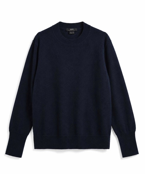 TAION(タイオン)の「【TAION(タイオン)】〈メンズ〉シティ クルーネック カシミヤセーター(ニット/セーター・メンズ・チャコールグレー/ブラック・M/L/S/XL)」の9枚目の写真