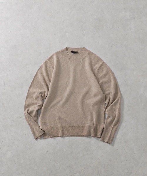 TAION(タイオン)の「【TAION(タイオン)】〈メンズ〉シティ クルーネック カシミヤセーター(ニット/セーター・メンズ・チャコールグレー/ブラック・M/L/S/XL)」の20枚目の写真