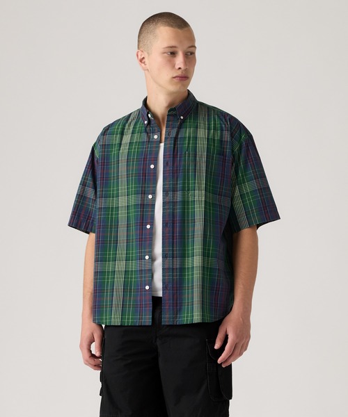 Levi's(リーバイス)の「Levi's/リーバイス ローム ショートスリーブ ルーズシャツ(シャツ/ブラウス・メンズ・グリーン・M/S/XL/L)」の2枚目の写真