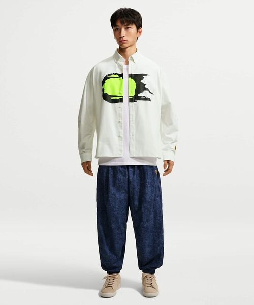 NIKE（ナイキ）の「ナイキ クラブ ルールズ メンズ ロングスリーブ オックスフォード トップス / Nike Club Rules Men's Long-Sleeve Oxford Top IU0799-121 Summit White（シャツ/ブラウス・メンズ・アイボリー・XL/S/M/L/2XL）」の4枚目の写真
