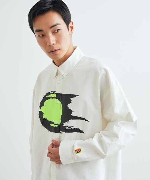 NIKE(ナイキ)の「ナイキ クラブ ルールズ メンズ ロングスリーブ オックスフォード トップス / Nike Club Rules Men's Long-Sleeve Oxford Top IU0799-121 Summit White(シャツ/ブラウス・メンズ・アイボリー・XL/S/M/L/2XL)」の3枚目の写真