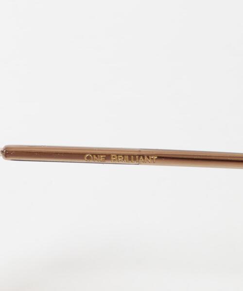 URBAN RESEARCH ROSSO WOMEN(アーバンリサーチ ロッソ)の「ONE BRILLIANT ROWAN(メガネ・レディース・ブラウン系その他/シルバー・-)」の7枚目の写真