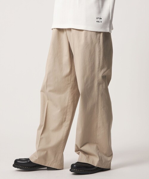 CITEN（シテン）の「＜CITEN＞イージーワイドストレートパンツ（スラックス・メンズ・イエロー/ライトグレー/ダークグレー・L/S/M）」の16枚目の写真