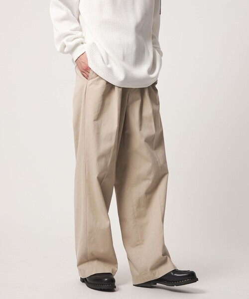 CITEN（シテン）の「＜CITEN＞イージーワイドストレートパンツ（スラックス・メンズ・イエロー/ライトグレー/ダークグレー・L/S/M）」の17枚目の写真