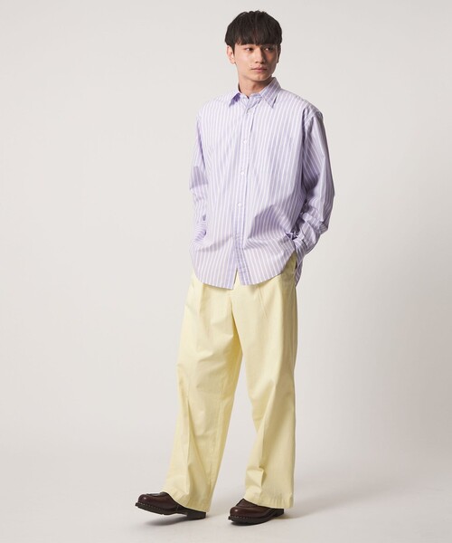 CITEN（シテン）の「＜CITEN＞イージーワイドストレートパンツ（スラックス・メンズ・イエロー/ライトグレー/ダークグレー・L/S/M）」の20枚目の写真