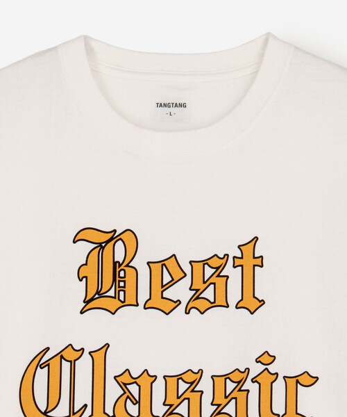 TANGTANG（タンタン）の「TANGTANG | 〈別注〉 半袖Tシャツ STATE BEST CLASSIC MEN（Tシャツ/カットソー・メンズ・ホワイト・M/L/XL）」の6枚目の写真