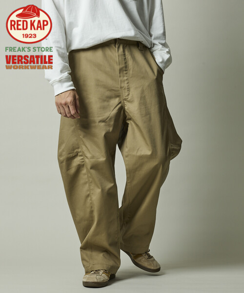 RED KAP（レッドキャップ）の「RED KAP/レッドキャップ 別注 PT-20 TWILL BARREL LEG PANTS/ツイル バレルレッグパンツ（その他パンツ・メンズ・チャコールグレー/ブラック/ベージュ/ブラウン/オフホワイト・SMALL/MEDIUM/LARGE）」の10枚目の写真