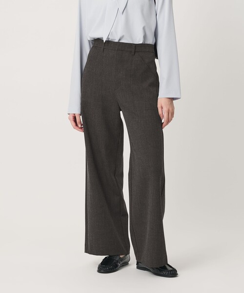 BEAUTY&YOUTH UNITED ARROWS（ビューティーアンドユースユナイテッドアローズ）の「【WEB限定 Wardrobe DAILY MINIMAL】メランジ ステッチワイドパンツ ウォッシャブル（その他パンツ・レディース・モカ/ダークグレー・M/S/XS/L）」の16枚目の写真