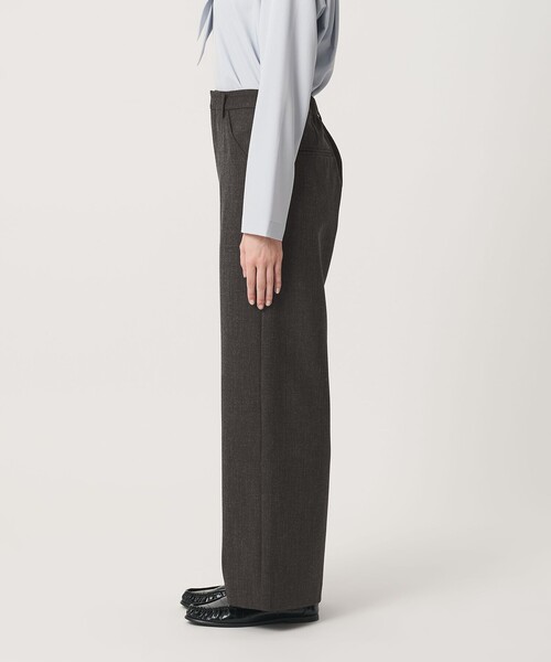 BEAUTY&YOUTH UNITED ARROWS（ビューティーアンドユースユナイテッドアローズ）の「【WEB限定 Wardrobe DAILY MINIMAL】メランジ ステッチワイドパンツ ウォッシャブル（その他パンツ・レディース・モカ/ダークグレー・M/S/XS/L）」の22枚目の写真
