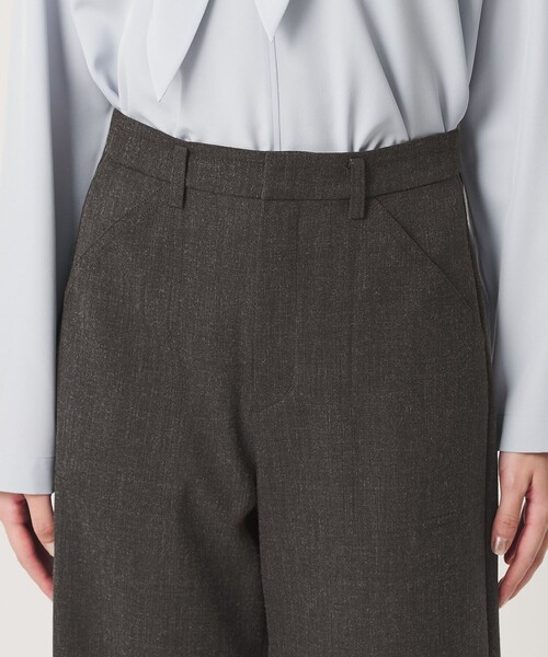 BEAUTY&YOUTH UNITED ARROWS（ビューティーアンドユースユナイテッドアローズ）の「【WEB限定 Wardrobe DAILY MINIMAL】メランジ ステッチワイドパンツ ウォッシャブル（その他パンツ・レディース・モカ/ダークグレー・M/S/XS/L）」の3枚目の写真