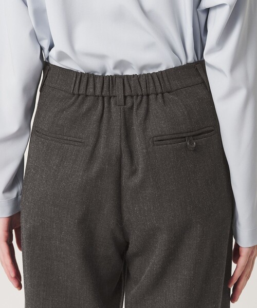 BEAUTY&YOUTH UNITED ARROWS（ビューティーアンドユースユナイテッドアローズ）の「【WEB限定 Wardrobe DAILY MINIMAL】メランジ ステッチワイドパンツ ウォッシャブル（その他パンツ・レディース・モカ/ダークグレー・M/S/XS/L）」の4枚目の写真