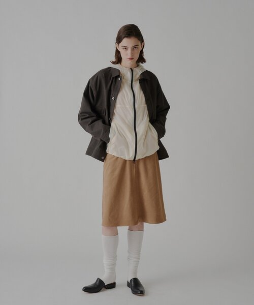 WHIMSIC（ウィムジック）の「【UNISEX】ライトウェイトクロス TYPE-2 ジャケット（テーラードジャケット・メンズ・ブラウン/ベージュ・FREE）」の7枚目の写真