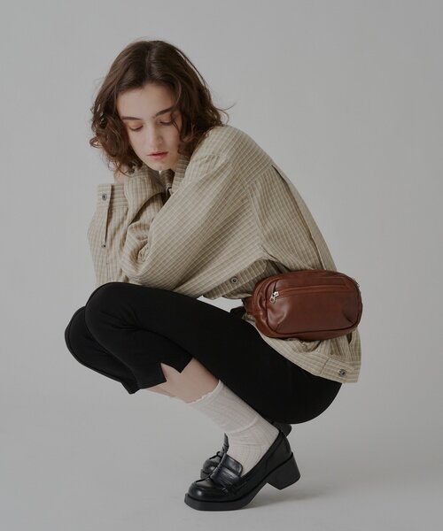 WHIMSIC（ウィムジック）の「【UNISEX】ライトウェイトクロス TYPE-2 ジャケット（テーラードジャケット・メンズ・ブラウン/ベージュ・FREE）」の18枚目の写真