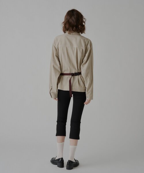 WHIMSIC（ウィムジック）の「【UNISEX】ライトウェイトクロス TYPE-2 ジャケット（テーラードジャケット・メンズ・ブラウン/ベージュ・FREE）」の20枚目の写真