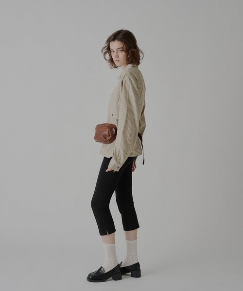 WHIMSIC（ウィムジック）の「【UNISEX】ライトウェイトクロス TYPE-2 ジャケット（テーラードジャケット・メンズ・ブラウン/ベージュ・FREE）」の21枚目の写真