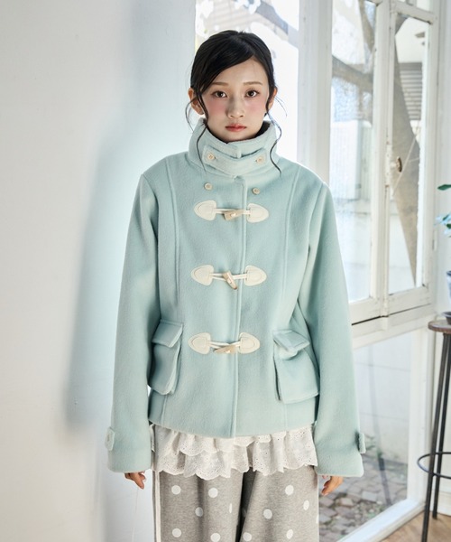 FCMM(エフシーエムエム)の「TOGGLE COAT / トグルコート(ダッフルコート・レディース・ミント/アイボリー/グレー/ネイビー・SMALL/MEDIUM)」の5枚目の写真