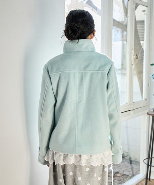 FCMM(エフシーエムエム)の「TOGGLE COAT / トグルコート(ダッフルコート・レディース・ミント/アイボリー/グレー/ネイビー・SMALL/MEDIUM)」の7枚目の写真