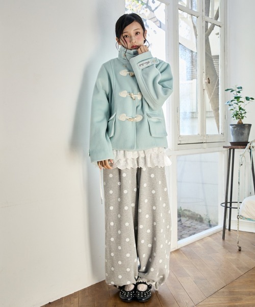 FCMM(エフシーエムエム)の「TOGGLE COAT / トグルコート(ダッフルコート・レディース・ミント/アイボリー/グレー/ネイビー・SMALL/MEDIUM)」の8枚目の写真