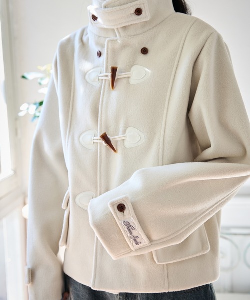 FCMM(エフシーエムエム)の「TOGGLE COAT / トグルコート(ダッフルコート・レディース・ミント/アイボリー/グレー/ネイビー・SMALL/MEDIUM)」の15枚目の写真
