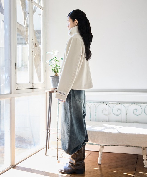 FCMM(エフシーエムエム)の「TOGGLE COAT / トグルコート(ダッフルコート・レディース・ミント/アイボリー/グレー/ネイビー・SMALL/MEDIUM)」の19枚目の写真