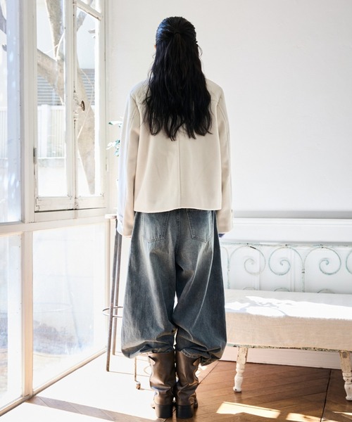 FCMM(エフシーエムエム)の「TOGGLE COAT / トグルコート(ダッフルコート・レディース・ミント/アイボリー/グレー/ネイビー・SMALL/MEDIUM)」の20枚目の写真