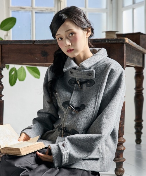 FCMM(エフシーエムエム)の「TOGGLE COAT / トグルコート(ダッフルコート・レディース・ミント/アイボリー/グレー/ネイビー・SMALL/MEDIUM)」の22枚目の写真