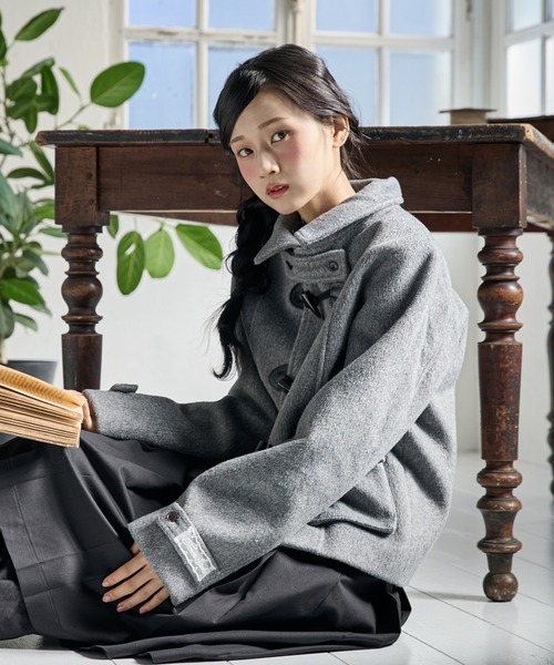 FCMM(エフシーエムエム)の「TOGGLE COAT / トグルコート(ダッフルコート・レディース・ミント/アイボリー/グレー/ネイビー・SMALL/MEDIUM)」の21枚目の写真