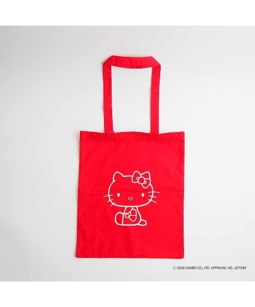 sanrio（サンリオ）の「サンリオキャラクターズ A4トートバッグ（トートバッグ・レディース・ネイビー/ピンク/レッド/ブラウン・FREE）」の4枚目の写真