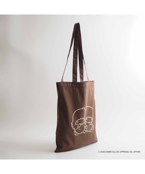 sanrio（サンリオ）の「サンリオキャラクターズ A4トートバッグ（トートバッグ・レディース・ネイビー/ピンク/レッド/ブラウン・FREE）」の9枚目の写真