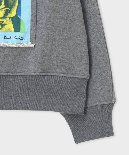 Paul Smith(ポールスミス)の「ウィメンズ "Roses" クルーネック スウェット / 265220 446V(Tシャツ/カットソー・レディース・グレー・MEDIUM)」の2枚目の写真