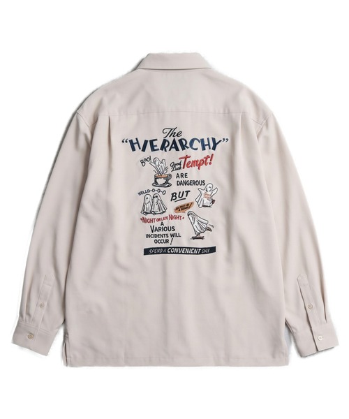 POWER TO THE PEOPLE（パワートゥーザピープル）の「オバケ刺繍シャツ（シャツ/ブラウス・メンズ・A/アイボリー/ブルーグレー/ブラック・LARGE/X-LARGE/MEDIUM）」の19枚目の写真