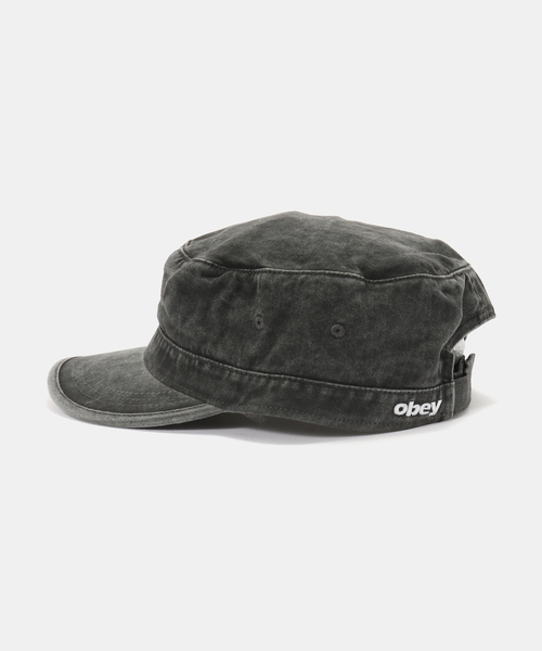 OBEY（オベイ）の「【OBEY / オベイ】PIGMENT OBEY PAGE CADET CAP（キャップ・レディース・ブラック/カーキ・FREE）」の13枚目の写真