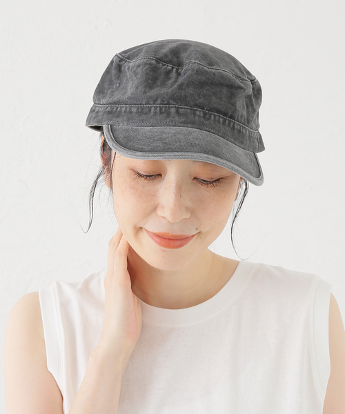 OBEY（オベイ）の「【OBEY / オベイ】PIGMENT OBEY PAGE CADET CAP（キャップ・レディース・ブラック/カーキ・FREE）」の4枚目の写真