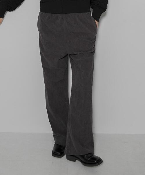 EKAL(エカル)の「SOLOTEX コーデュロイイージーパンツ(その他パンツ・レディース・グレー系その他/ブラック・ONE)」の12枚目の写真