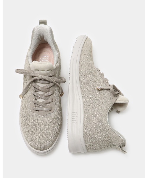 fitfit(フィットフィット)の「ハンズフリーニットLITEスニーカー600(スニーカー・レディース・ブラック×ブラック/サンドベージュ・25.0cm/24.5cm/24cm/23.5cm/23cm/22.5cm/22cm)」の3枚目の写真