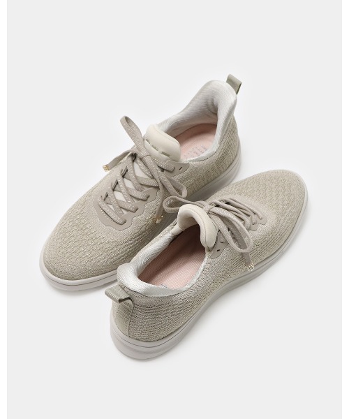 fitfit(フィットフィット)の「ハンズフリーニットLITEスニーカー600(スニーカー・レディース・ブラック×ブラック/サンドベージュ・25.0cm/24.5cm/24cm/23.5cm/23cm/22.5cm/22cm)」の4枚目の写真