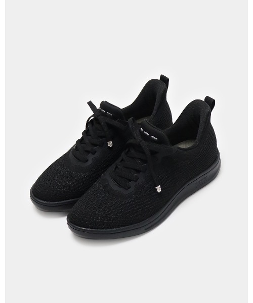fitfit(フィットフィット)の「ハンズフリーニットLITEスニーカー600(スニーカー・レディース・ブラック×ブラック/サンドベージュ・25.0cm/24.5cm/24cm/23.5cm/23cm/22.5cm/22cm)」の14枚目の写真