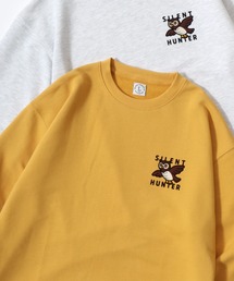 Animal Flocky Sweat/オーバーサイズ 裏毛 アニマル柄 カレッジ フロッキープリント スウェット トレーナー/レディース メンズ
