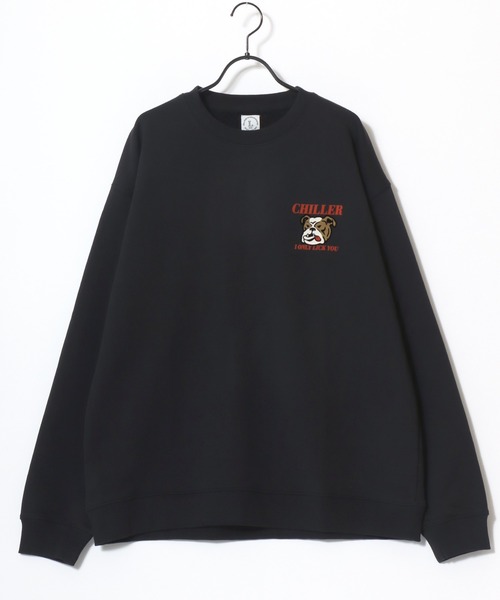 Lazar(ラザル)の「Animal Flocky Sweat/オーバーサイズ 裏毛 アニマル柄 カレッジ フロッキープリント スウェット トレーナー/レディース メンズ(スウェット・レディース・グレー系その他2/マスタード/ブラウン/ブラック/グレー系その他/アッシュグレー・M/L)」の17枚目の写真