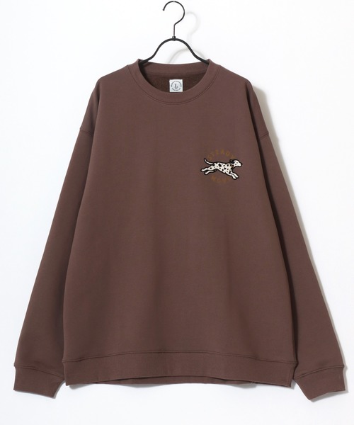 Lazar(ラザル)の「Animal Flocky Sweat/オーバーサイズ 裏毛 アニマル柄 カレッジ フロッキープリント スウェット トレーナー/レディース メンズ(スウェット・レディース・グレー系その他2/マスタード/ブラウン/ブラック/グレー系その他/アッシュグレー・M/L)」の21枚目の写真