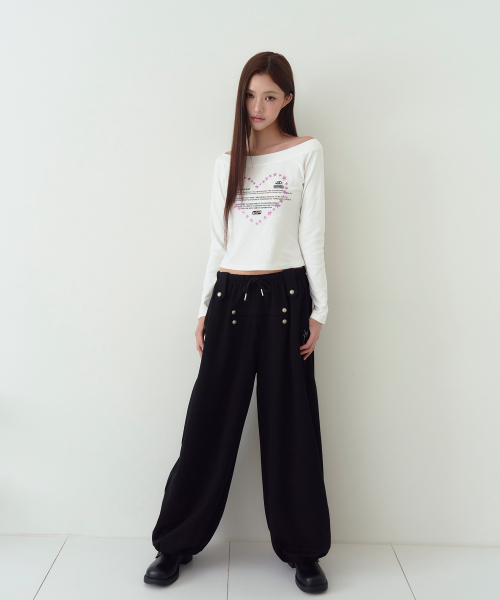 THE GREEN LAB（ザグリーンラボ）の「オフショルダー ステラ ロングスリーブ [ホワイト]（Tシャツ/カットソー・レディース・その他・FREE）」の5枚目の写真