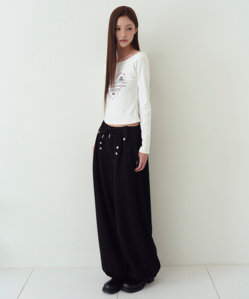 THE GREEN LAB（ザグリーンラボ）の「オフショルダー ステラ ロングスリーブ [ホワイト]（Tシャツ/カットソー・レディース・その他・FREE）」の7枚目の写真